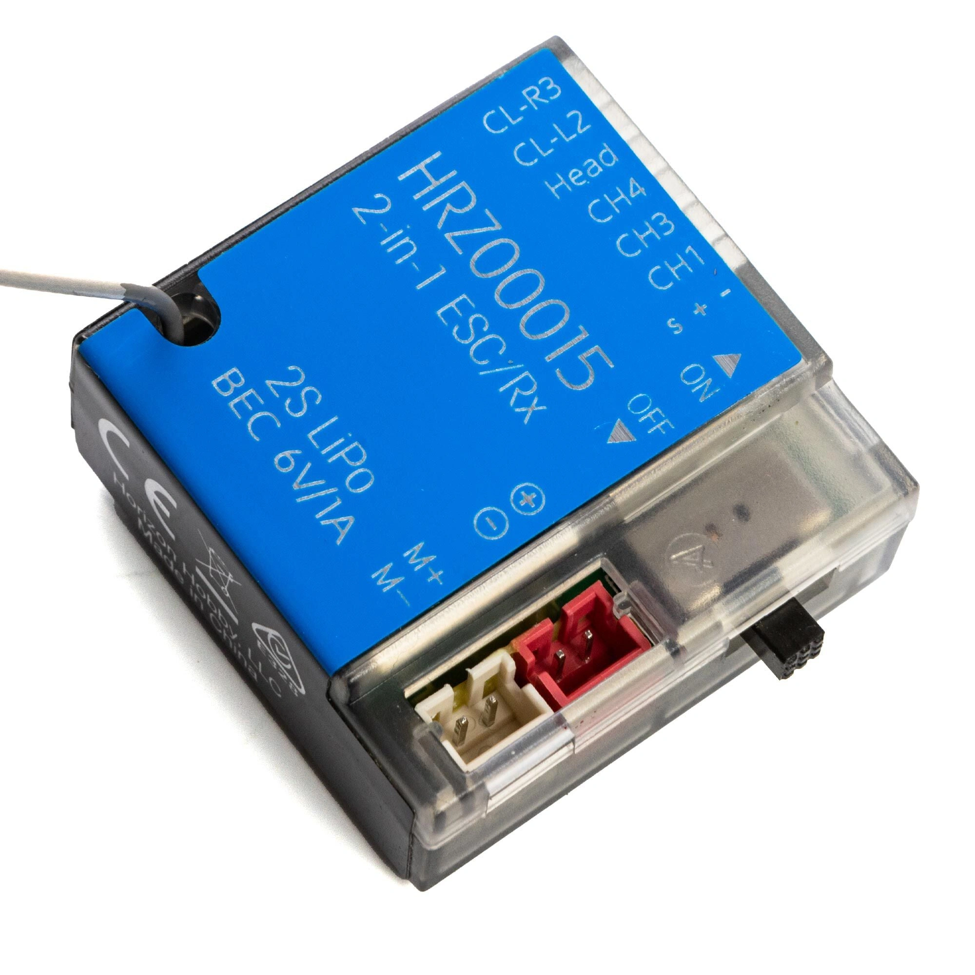 Tiny Terror: 2.4GHz 2-in-1 ESC & Receiver Combo for 1/24 Scale EC2 - Power Up!